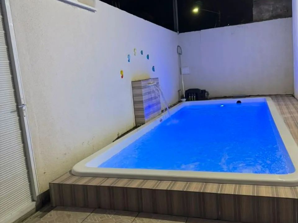 casa de praia com piscina