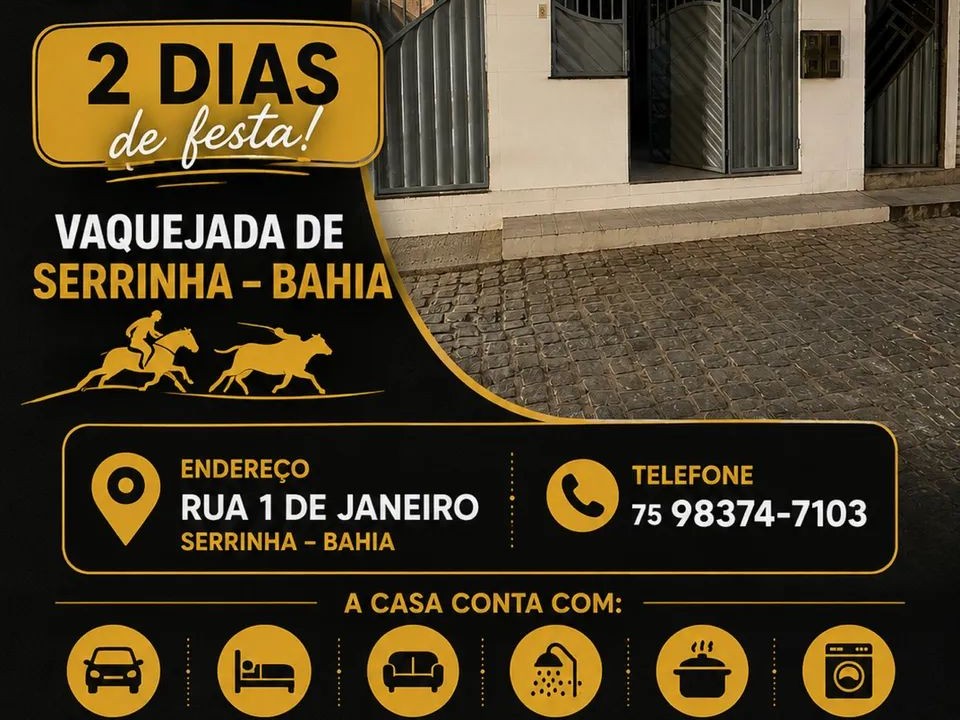 Alugo casa vaquejada serrinha Bahia