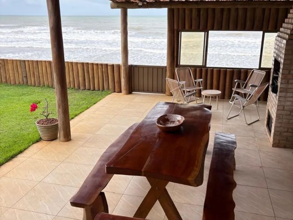 Diárias - Casa Pé na Areia 04 quartos com ar-condicionado Praia de Campina,  Rio Tinto PB